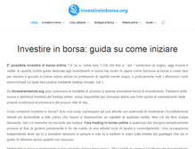 Tablet Screenshot of investireinborsa.org