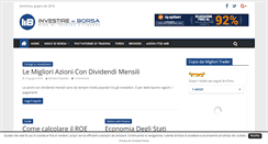 Desktop Screenshot of investireinborsa.info